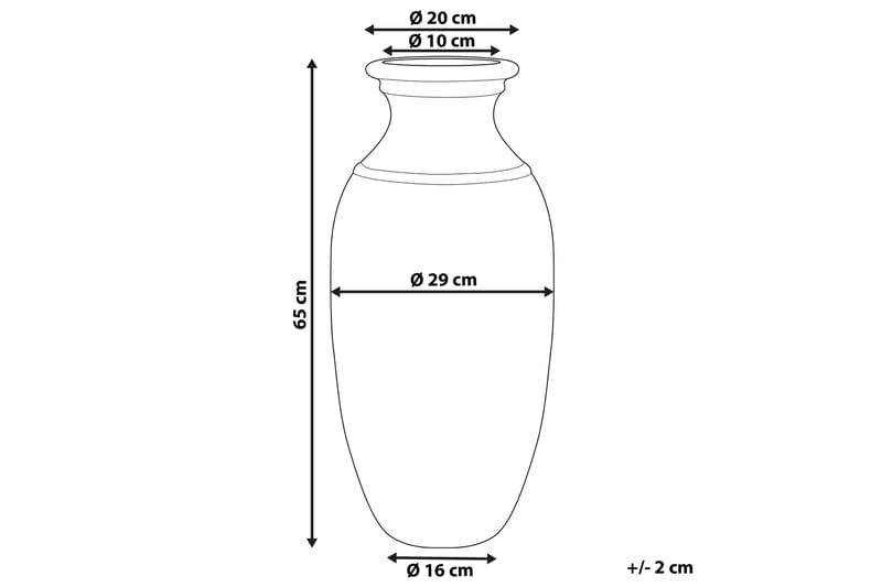 Vase Ciminna - Brun - Interiør - Dekorasjon & innredningsdetaljer - Vas - Blomstervase