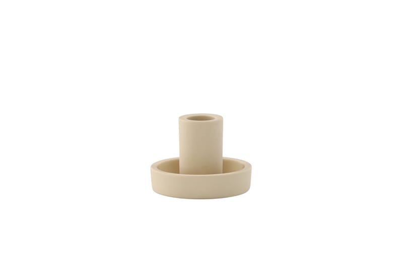 Ceco Lysestake 11x5,6 cm - Beige - Interiør - Lys & dufter - Lysestaker og lykter