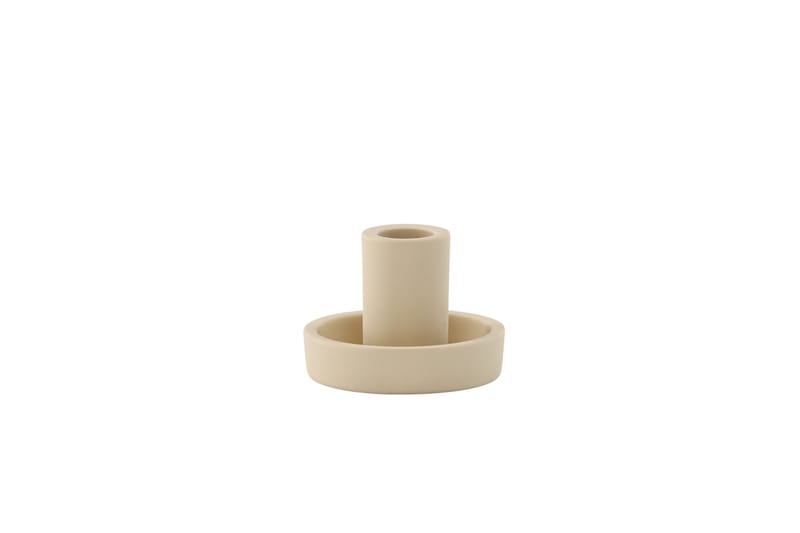 Ceco Lysestake 11x5,6 cm - Beige - Interiør - Lys & dufter - Lysestaker og lykter