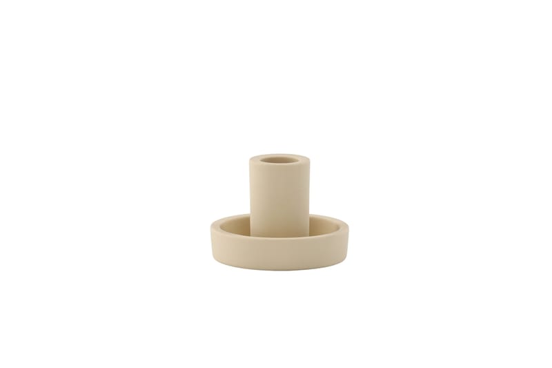 Ceco Lysestake 11x5,6 cm - Beige - Interiør - Lys & dufter - Lysestaker og lykter