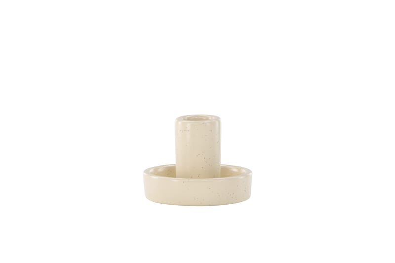 Ceco Lysestake 11x5,6 cm - Beige - Interiør - Lys & dufter - Lysestaker og lykter