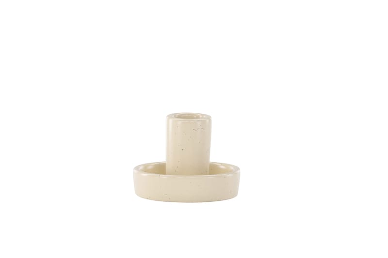 Ceco Lysestake 11x5,6 cm - Beige - Interiør - Lys & dufter - Lysestaker og lykter