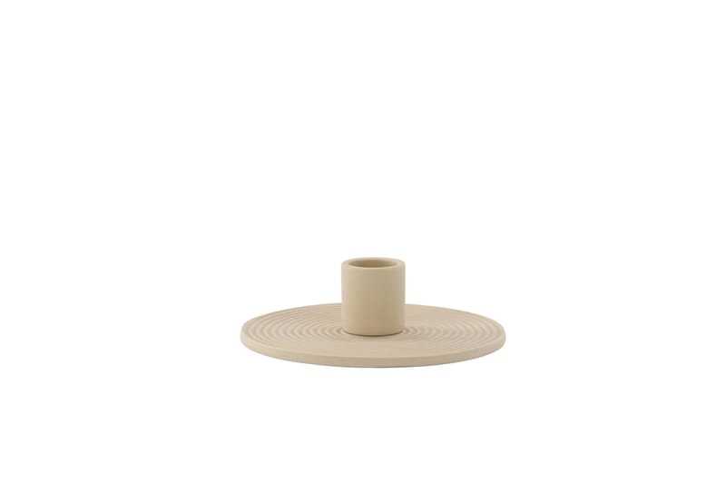 Dian Lysestake 12x4 cm - Beige - Interiør - Lys & dufter - Lysestaker og lykter