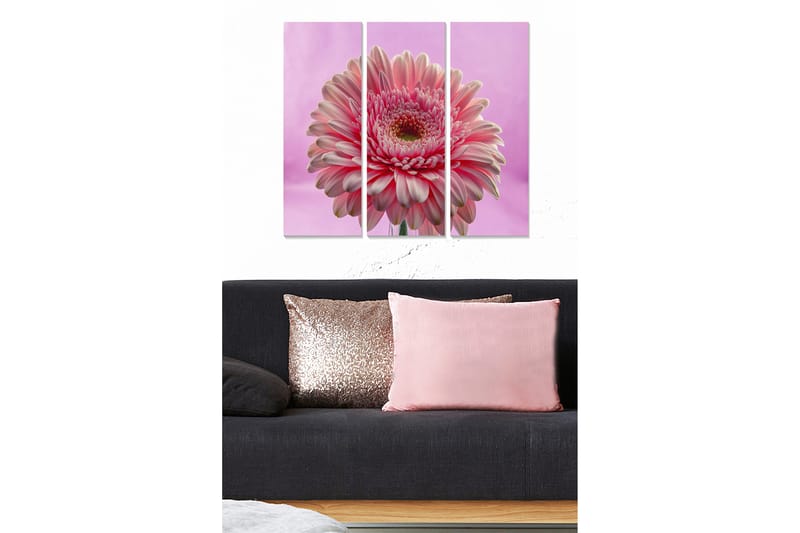 Bilde Floral 3-pk flerfarget - 22x05 cm - Interiør - Maleri & posters - Lerretsbilder