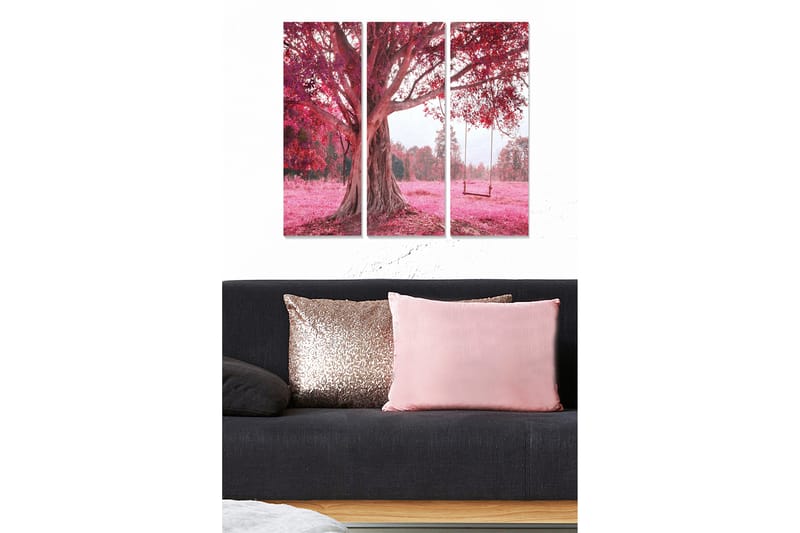 Bilde Scenic 3-pk Flerfarget - 22x05 cm - Interiør - Maleri & posters - Lerretsbilder