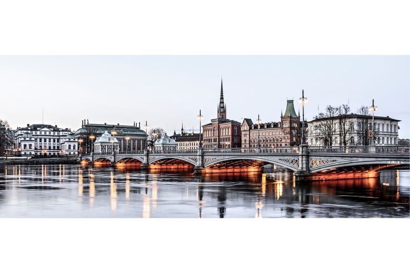 Bilde Stockholm - 55x012 cm - Interiør - Maleri & posters - Lerretsbilder