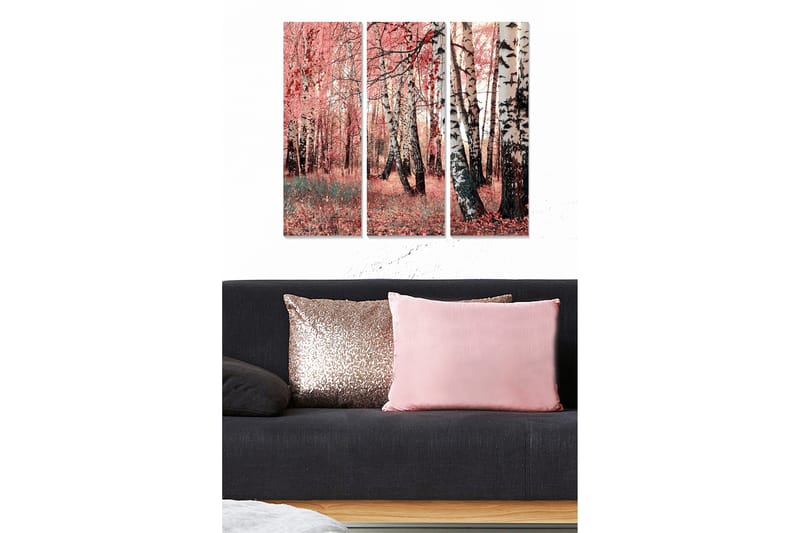 Canvasbilde Scenic 3-pk flerfarget - 22x05 cm - Interiør - Maleri & posters - Lerretsbilder