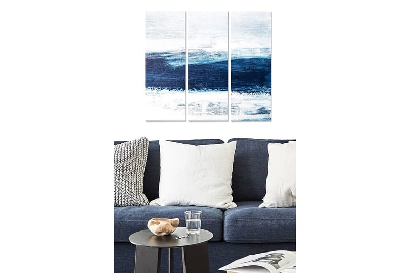 Canvasbilde Scenic 3-pk flerfarget - 22x05 cm - Interiør - Maleri & posters - Lerretsbilder