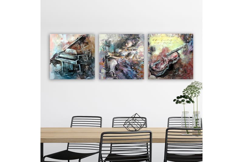 Canvasbilde VP Italy 3-pk Flerfarget - 33x03 cm - Interiør - Maleri & posters - Lerretsbilder