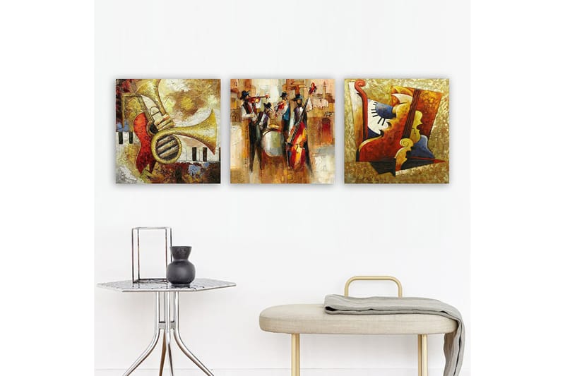 Canvasbilde VP Italy 3-pk Flerfarget - 33x03 cm - Interiør - Maleri & posters - Lerretsbilder