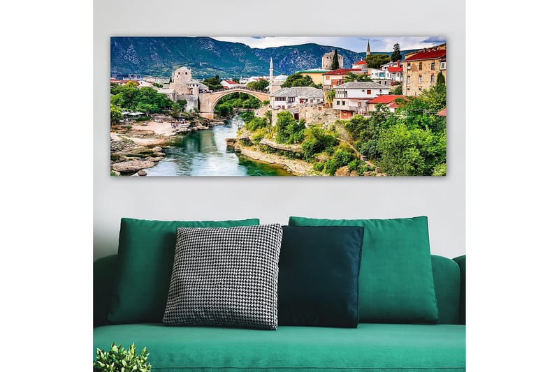 Canvasbilde YTY Landscape & Nature Flerfarget - 120x50 cm - Interiør - Maleri & posters - Lerretsbilder