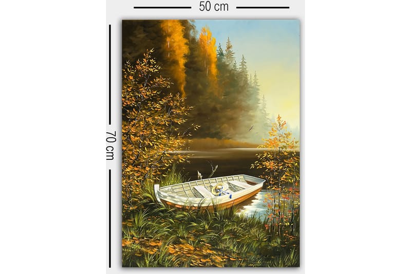 Dekorativ Canvasbilde 50x70 cm - Flerfarget - Interiør - Maleri & posters - Lerretsbilder