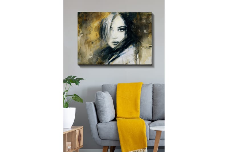 Dekorativ Canvasbilde 70x100 cm - Flerfarget - Interiør - Maleri & posters - Lerretsbilder