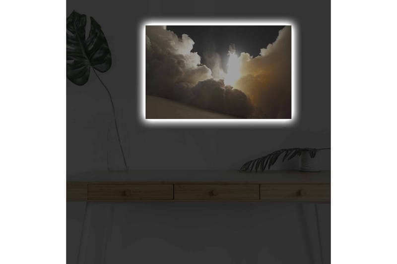 Veggdekorasjon LED-belysning Canvas Bilde - Interiør - Maleri & posters - Lerretsbilder