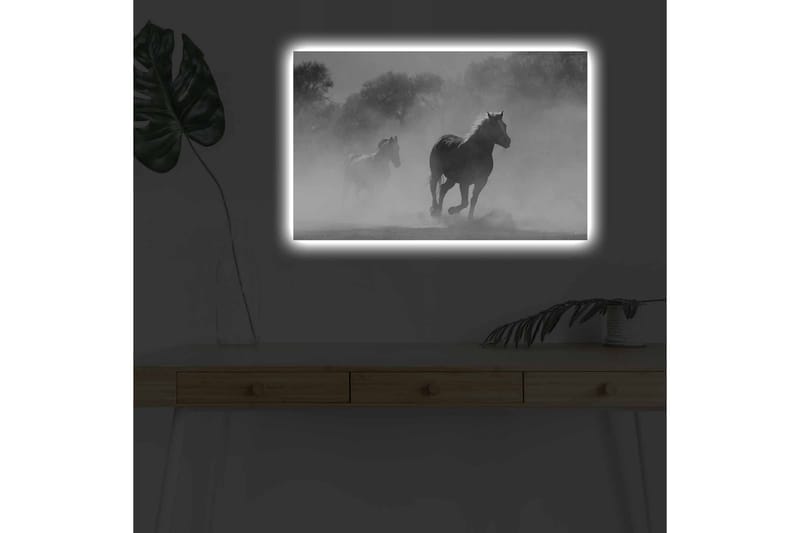 Veggdekorasjon LED-belysning Canvas Bilde - Interiør - Maleri & posters - Lerretsbilder