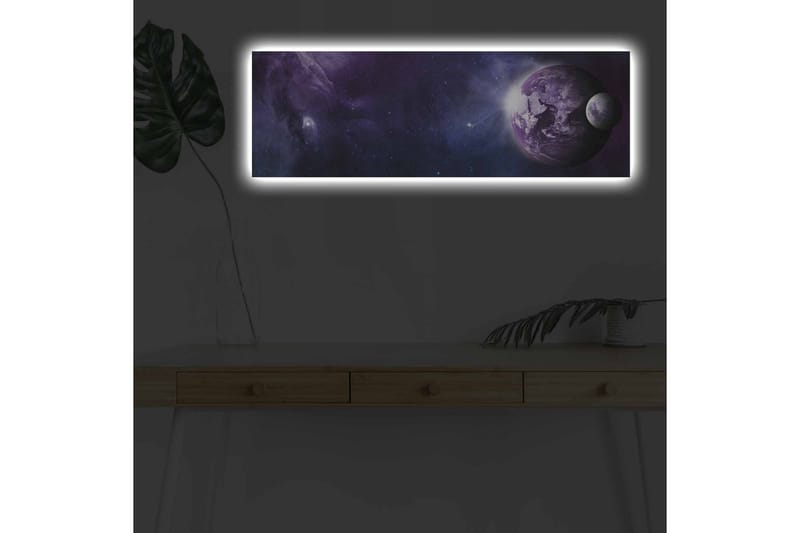 Veggdekorasjon LED-belysning Canvas Bilde - Interiør - Maleri & posters - Lerretsbilder