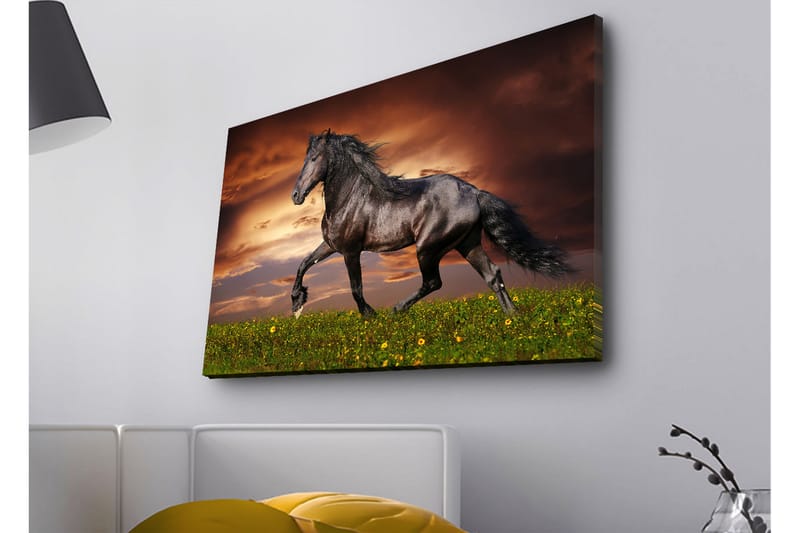 Veggdekorasjon LED-belysning Canvas Bilde - Interiør - Maleri & posters - Lerretsbilder