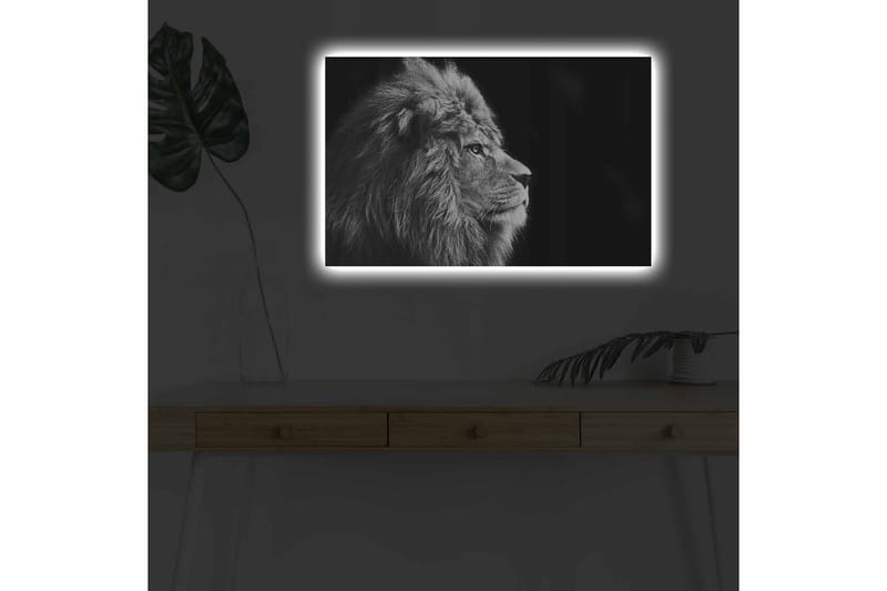 Veggdekorasjon LED-belysning Canvas Bilde - Interiør - Maleri & posters - Lerretsbilder