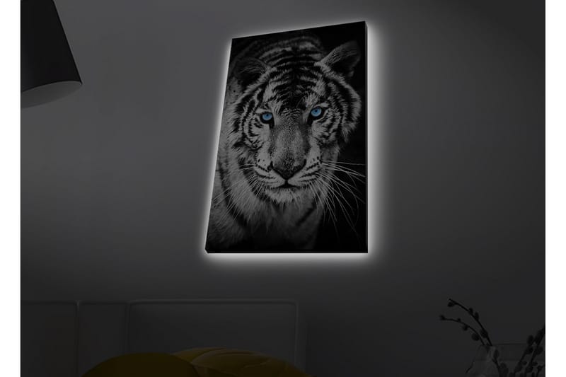 Veggdekorasjon LED-belysning Canvas Bilde - Interiør - Maleri & posters - Lerretsbilder