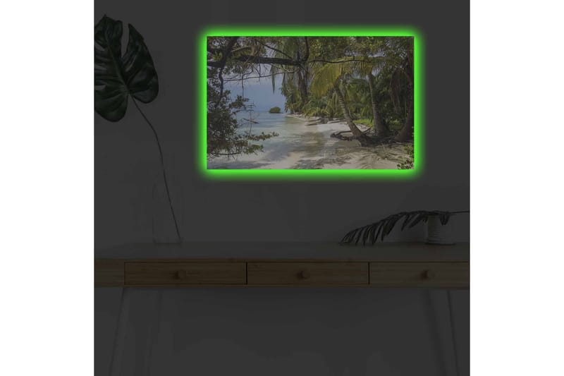 Veggdekorasjon LED-belysning Canvas Bilde - Interiør - Maleri & posters - Lerretsbilder