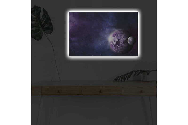 Veggdekorasjon LED-belysning Canvas Bilde - Interiør - Maleri & posters - Lerretsbilder