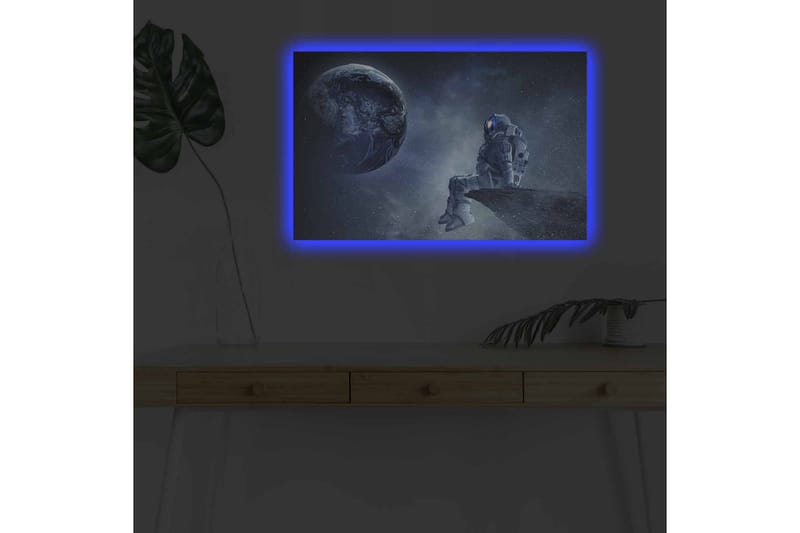 Veggdekorasjon LED-belysning Canvas Bilde - Interiør - Maleri & posters - Lerretsbilder