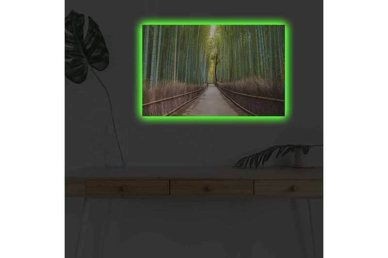 Veggdekorasjon LED-belysning Canvas Bilde - Interiør - Maleri & posters - Lerretsbilder