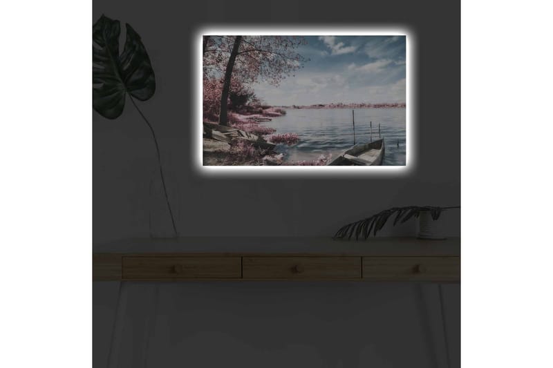 Veggdekorasjon LED-belysning Canvas Bilde - Interiør - Maleri & posters - Lerretsbilder