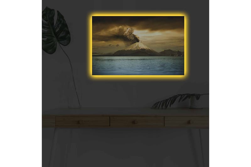 Veggdekorasjon LED-belysning Canvas Bilde - Interiør - Maleri & posters - Lerretsbilder