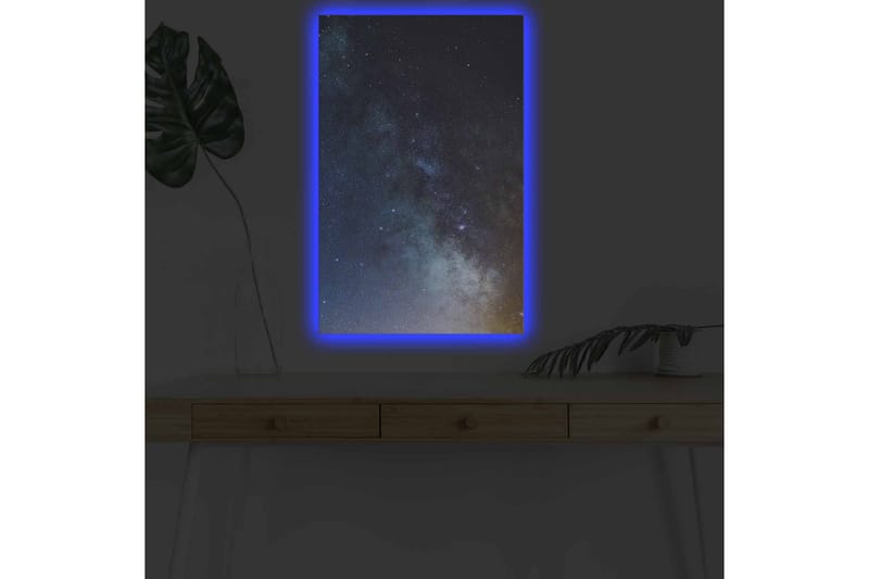 Veggdekorasjon LED-belysning Canvas Bilde - Interiør - Maleri & posters - Lerretsbilder