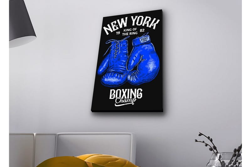 Veggdekorasjon LED-belysning Canvas Bilde - Interiør - Maleri & posters - Lerretsbilder