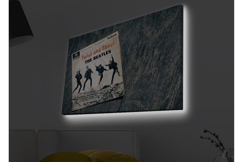 Veggdekorasjon LED-belysning Canvas Bilde - Interiør - Maleri & posters - Lerretsbilder