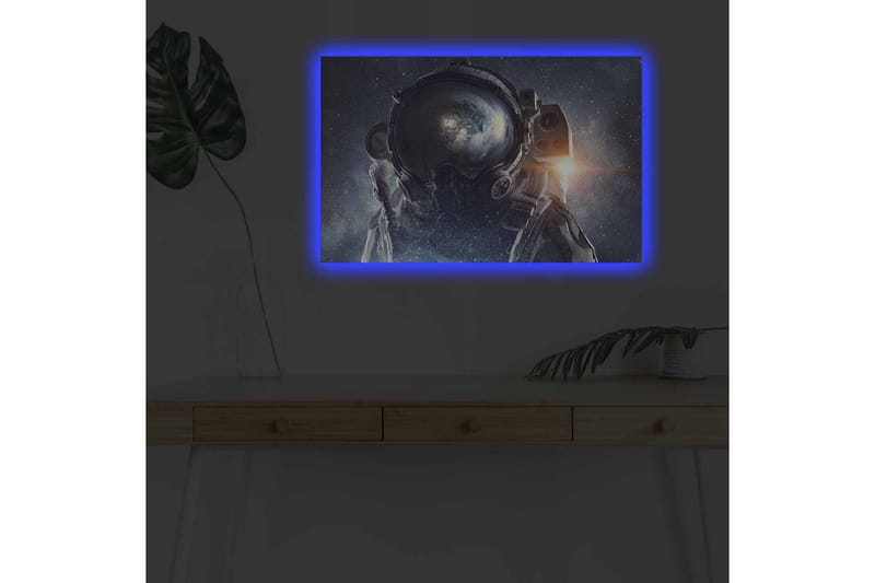 Veggdekorasjon LED-belysning Canvas Bilde - Interiør - Maleri & posters - Lerretsbilder