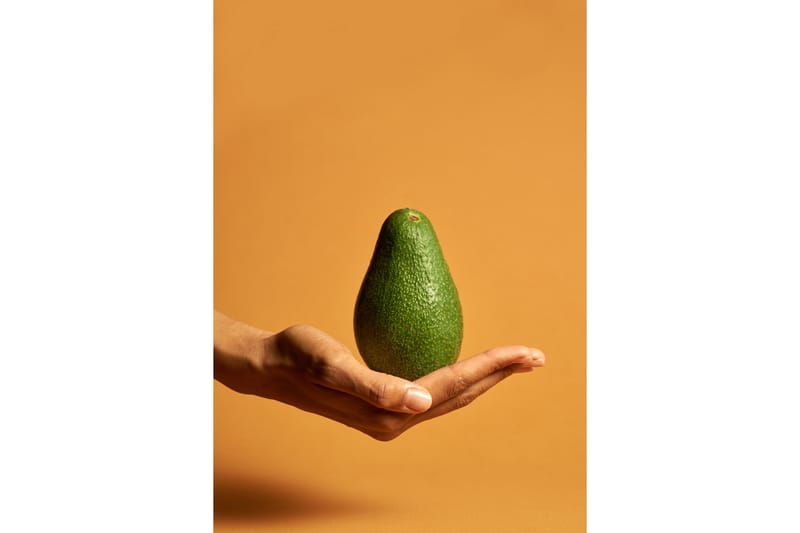 Poster Avocado 21x30 cm - Orange/Grøn - Interiør - Maleri & posters - Posters