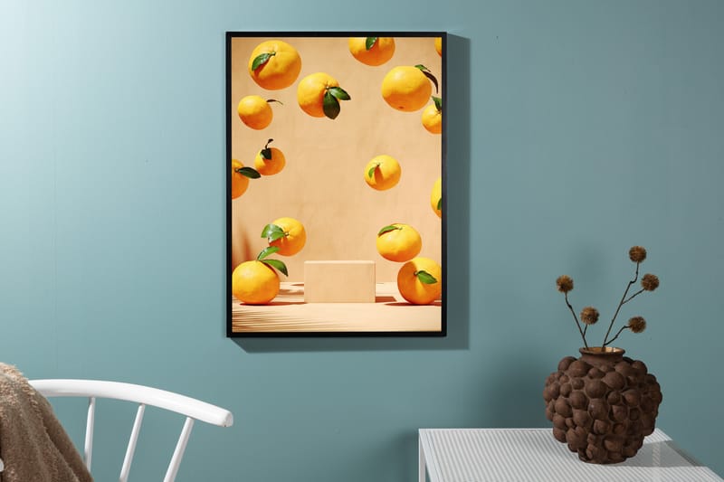 Poster Lemons 70x100 cm - Beige - Interiør - Maleri & posters - Posters