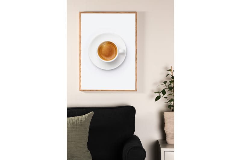 Poster Skimmed coffee 21x30 cm - Brun/Hvid - Interiør - Maleri & posters - Posters