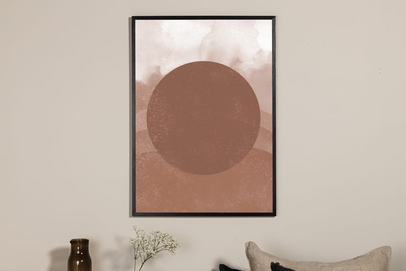 Poster Soft shades 21x30 cm - Brun - Interiør - Maleri & posters - Posters