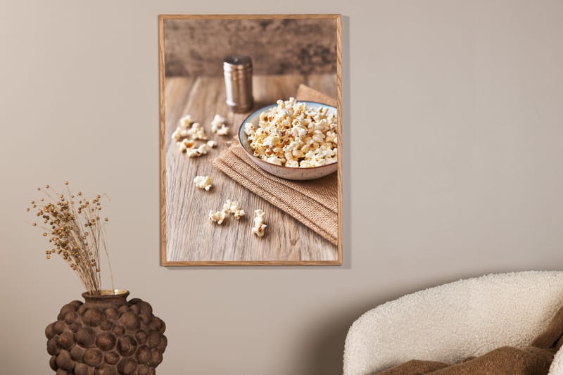 Poster Popcorn 70x100 cm - Beige - Interiør - Maleri & posters - Posters