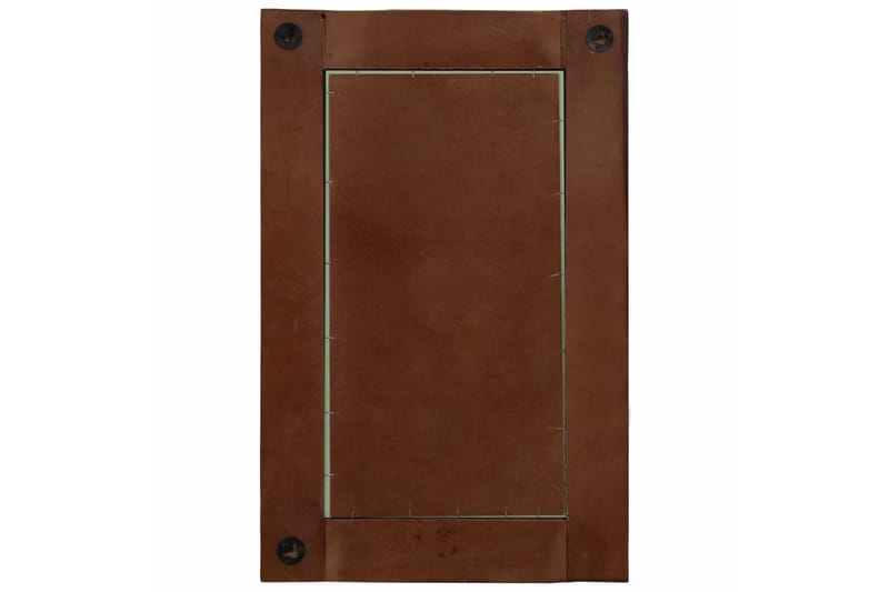 Speil gjenvunnet heltre 50x80 cm - Brun|Beige - Gangspeil - Veggspeil