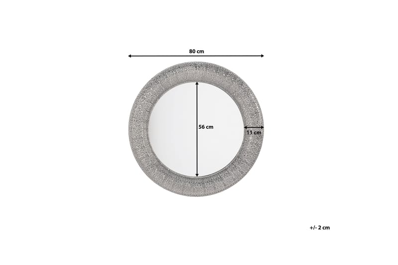 Channay speil 80 cm - Sølv - Interiør - Speil - Veggspeil