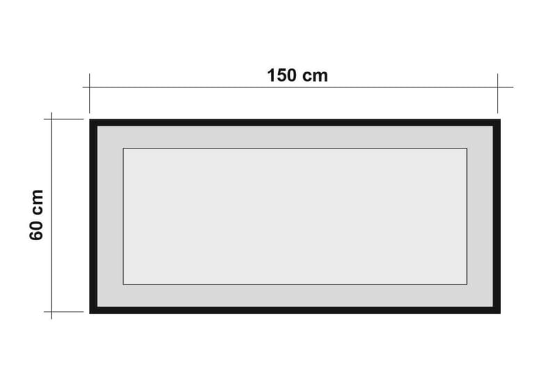 Speil Kerven 60 cm - Tre | Natur | Svart - Interiør - Speil - Veggspeil