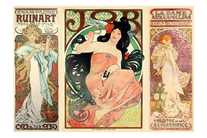 Fototapet Alphonse Mucha Women's 350x245 - Artgeist sp. z o. o. - Interiør - Tapet - Fototapeter