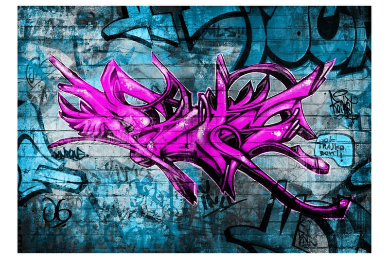 Fototapet Anonymous Graffiti 200x140 - Artgeist sp. z o. o. - Interiør - Tapet - Fototapeter