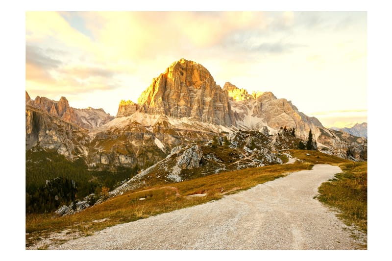 Fototapet Beautiful Dolomites 100x70 - Artgeist sp. z o. o. - Interiør - Tapet - Fototapeter