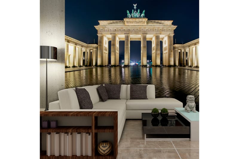 Fototapet Brandenburger Tor At Night 250x193 - Artgeist sp. z o. o. - Interiør - Tapet - Fototapeter