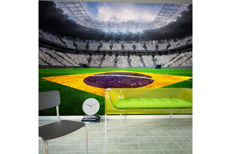 Fototapet Brazilian Stadium 150x105 - Artgeist sp. z o. o. - Interiør - Tapet - Fototapeter