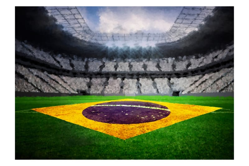 Fototapet Brazilian Stadium 250x175 - Artgeist sp. z o. o. - Interiør - Tapet - Fototapeter