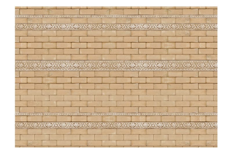 Fototapet Brick With Ornaments 300x210 - Artgeist sp. z o. o. - Interiør - Tapet - Fototapeter