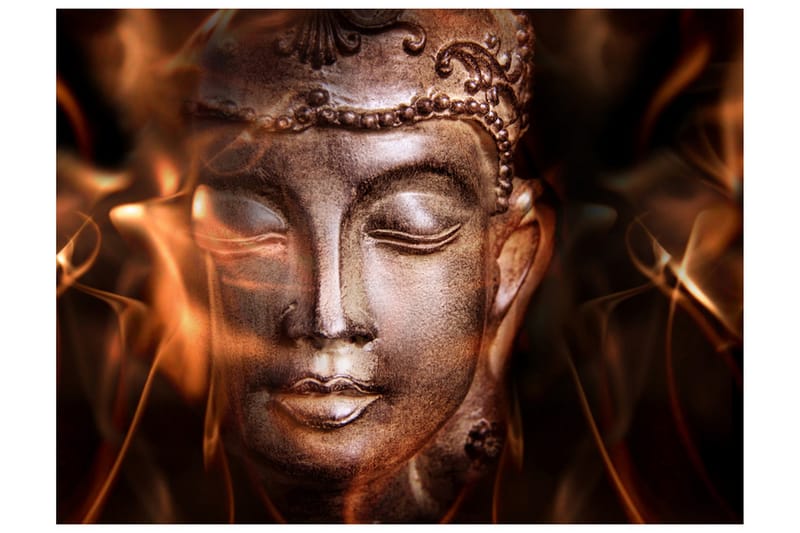 Fototapet Buddha Fire Of Meditation 300x231 - Artgeist sp. z o. o. - Interiør - Tapet - Fototapeter