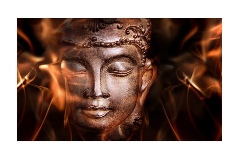 Fototapet Buddha Fire Of Meditation 450x270 - Artgeist sp. z o. o. - Interiør - Tapet - Fototapeter